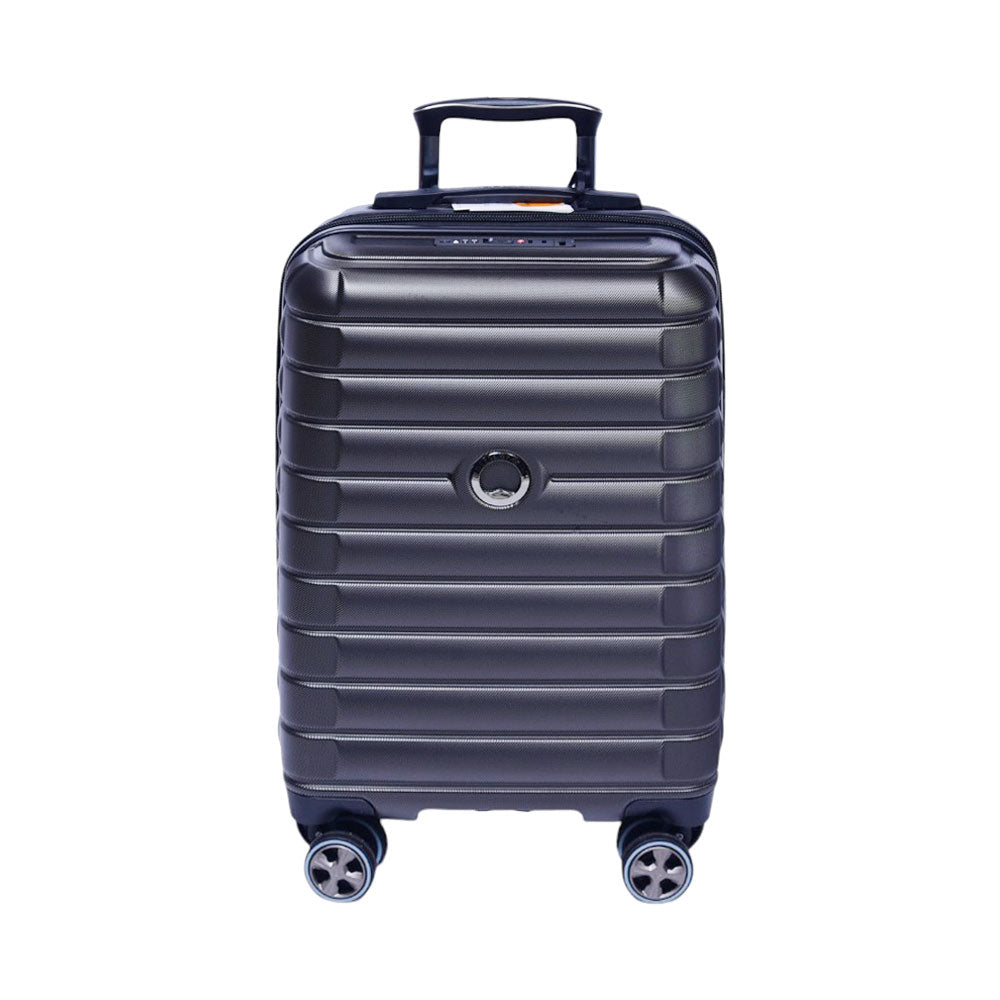 DELSEY TROLLEY CASE SHADOW BLACK 20INCH