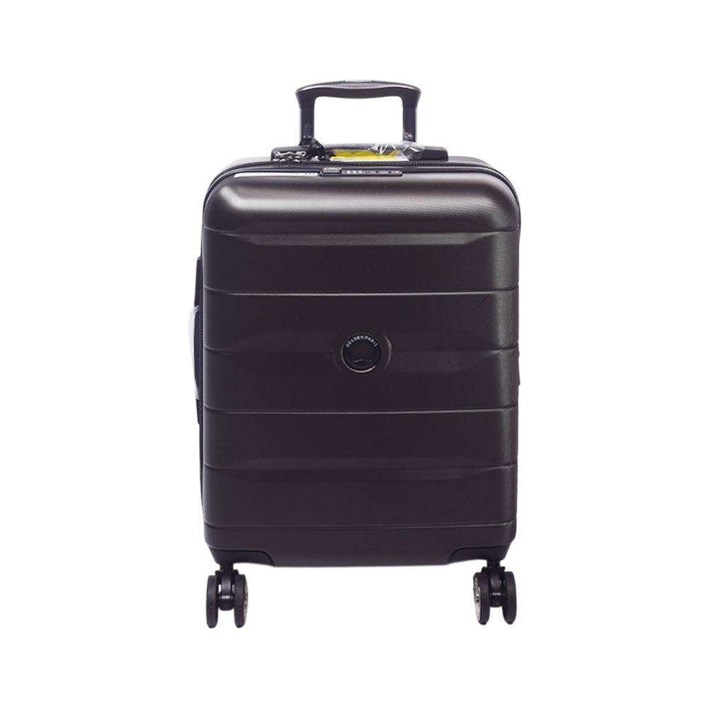 DELSEY TROLLEY CASE COMETE BLACK 20INCH