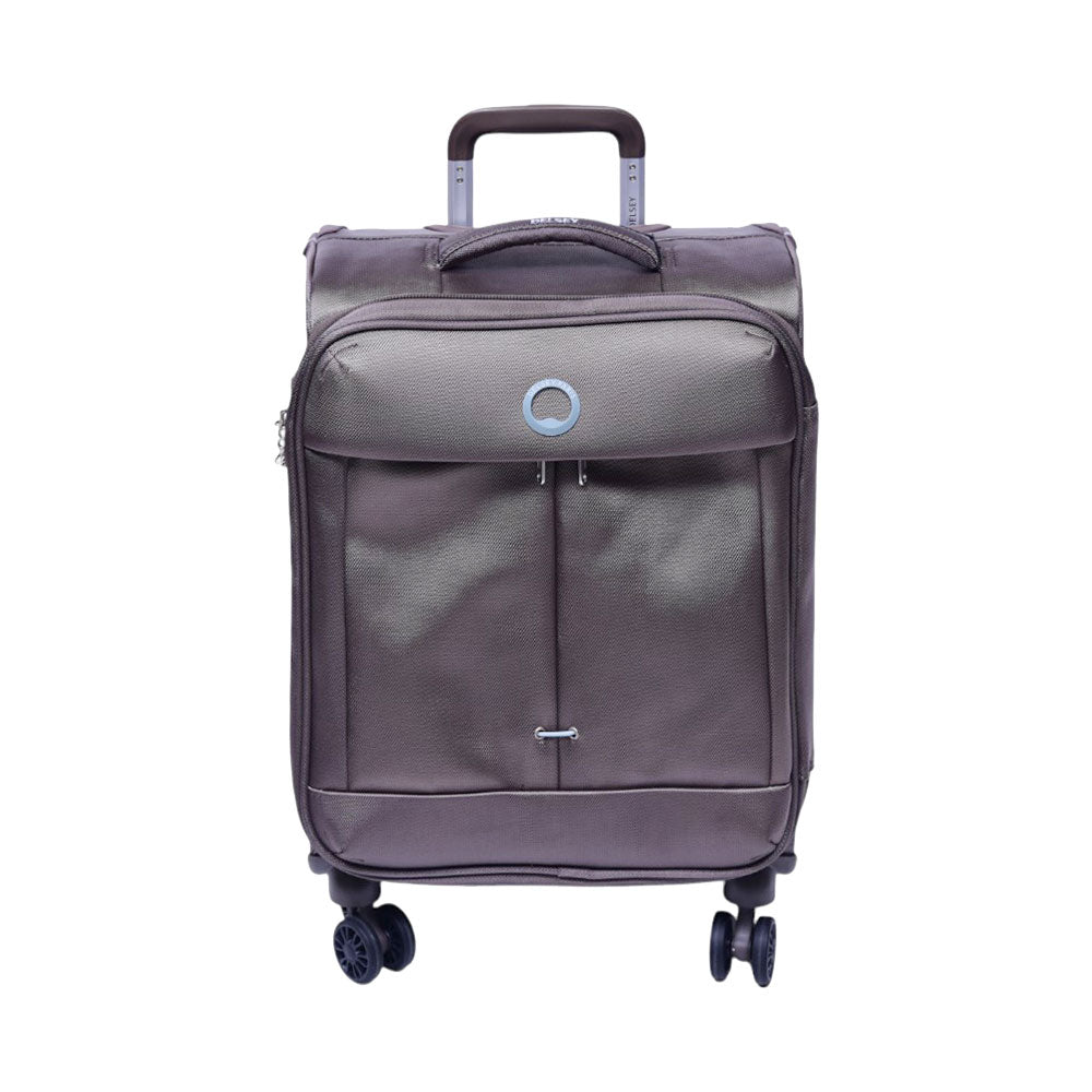 DELSEY TROLLEY CASE FLIGHT LIGHT CHESTNUT 20INCH