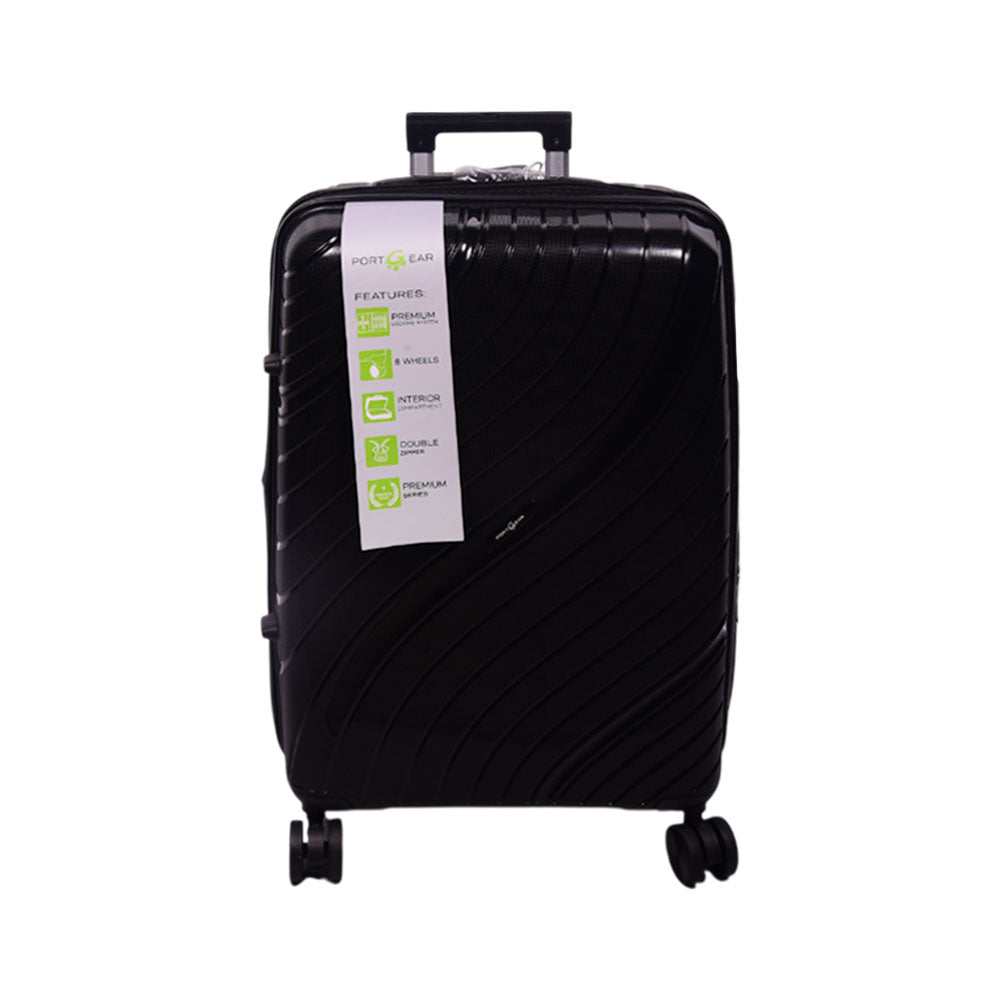 PORT GEAR TROLLEY CASE 24INCH BLACK PP05