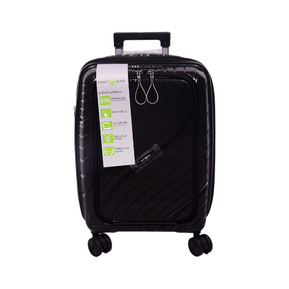 PORT GEAR TROLLEY CASE 20INCH BLACK PP05