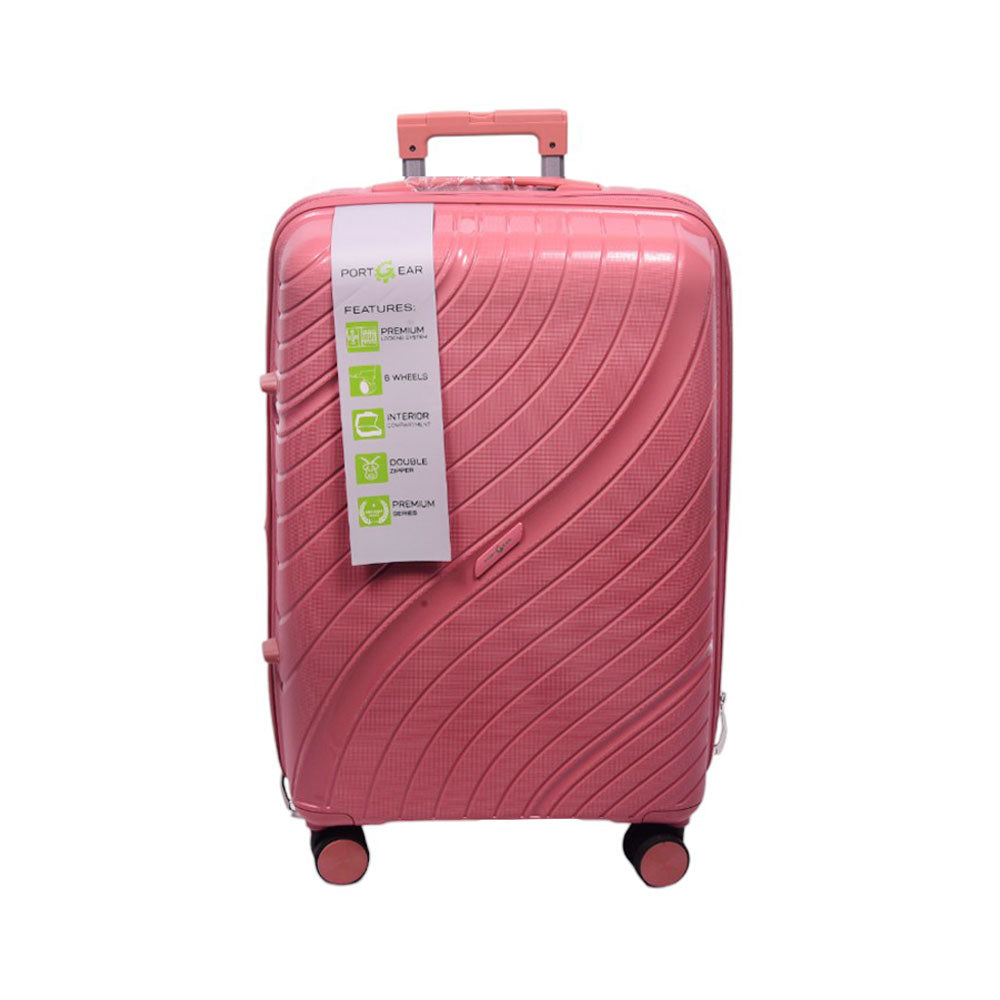 PORT GEAR TROLLEY CASE 24INCH ROSE GOLD PP05