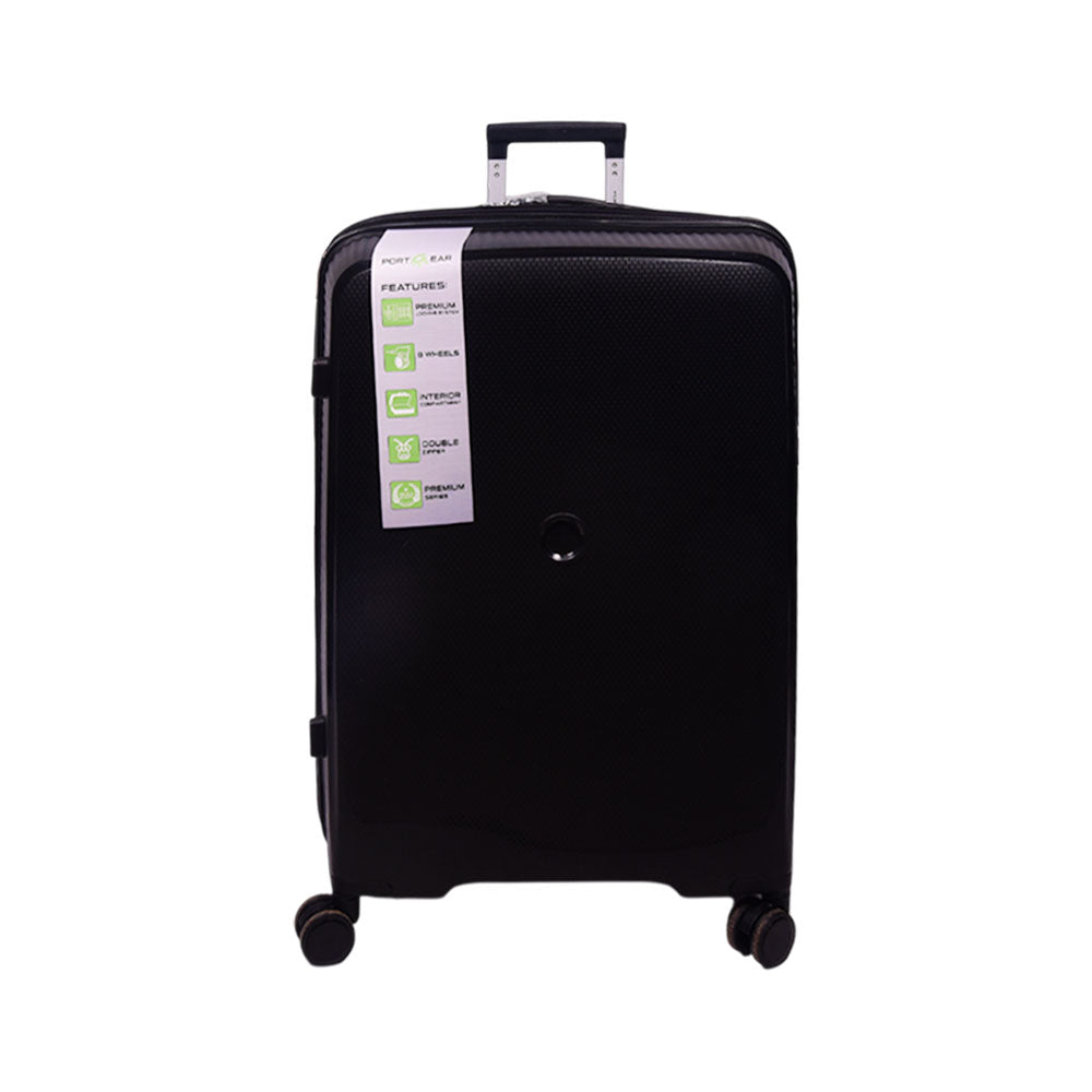 PORT GEAR TROLLEY CASE 28INCH BLACK BELMONTE