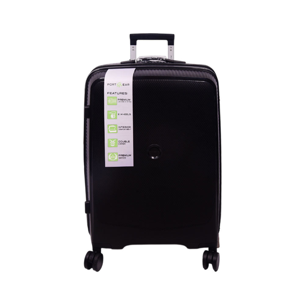 PORT GEAR TROLLEY CASE 24INCH BLACK BELMONTE