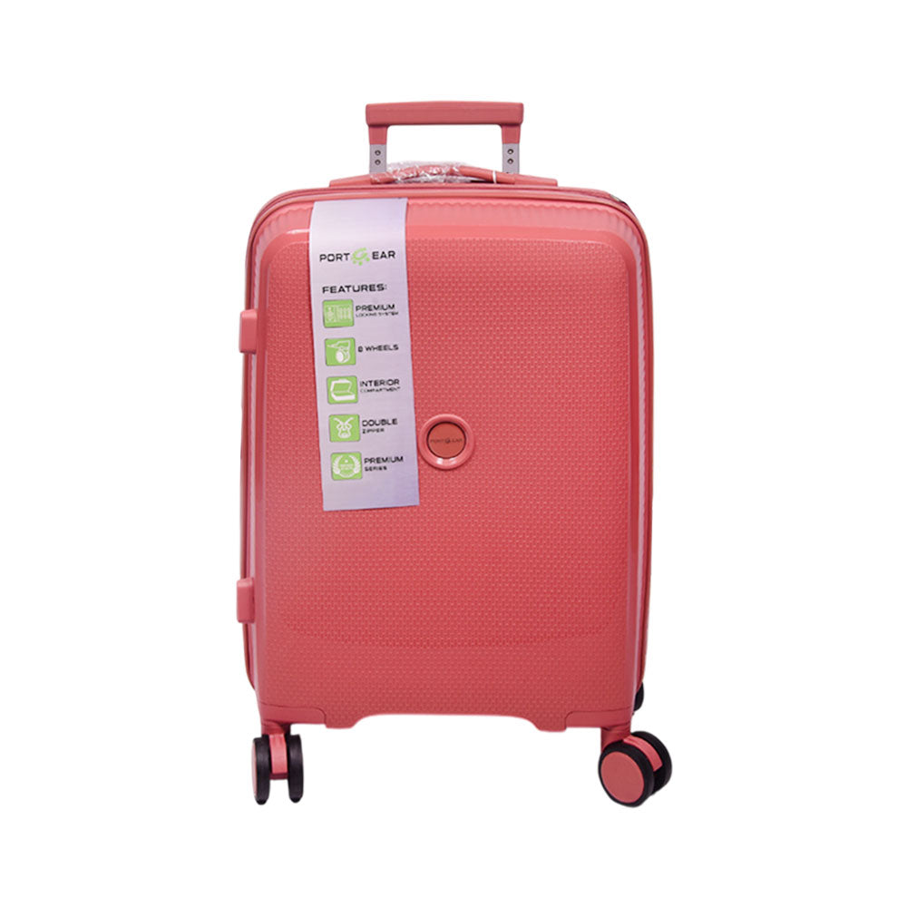 PORT GEAR TROLLEY CASE 20INCH ROSE GOLD BELMONTE