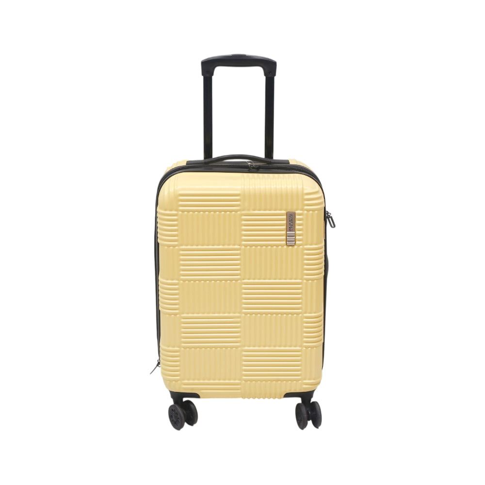 AMERICAN TOURISTER CHECKRED TROLLEY CASE 20INCH YELLOW