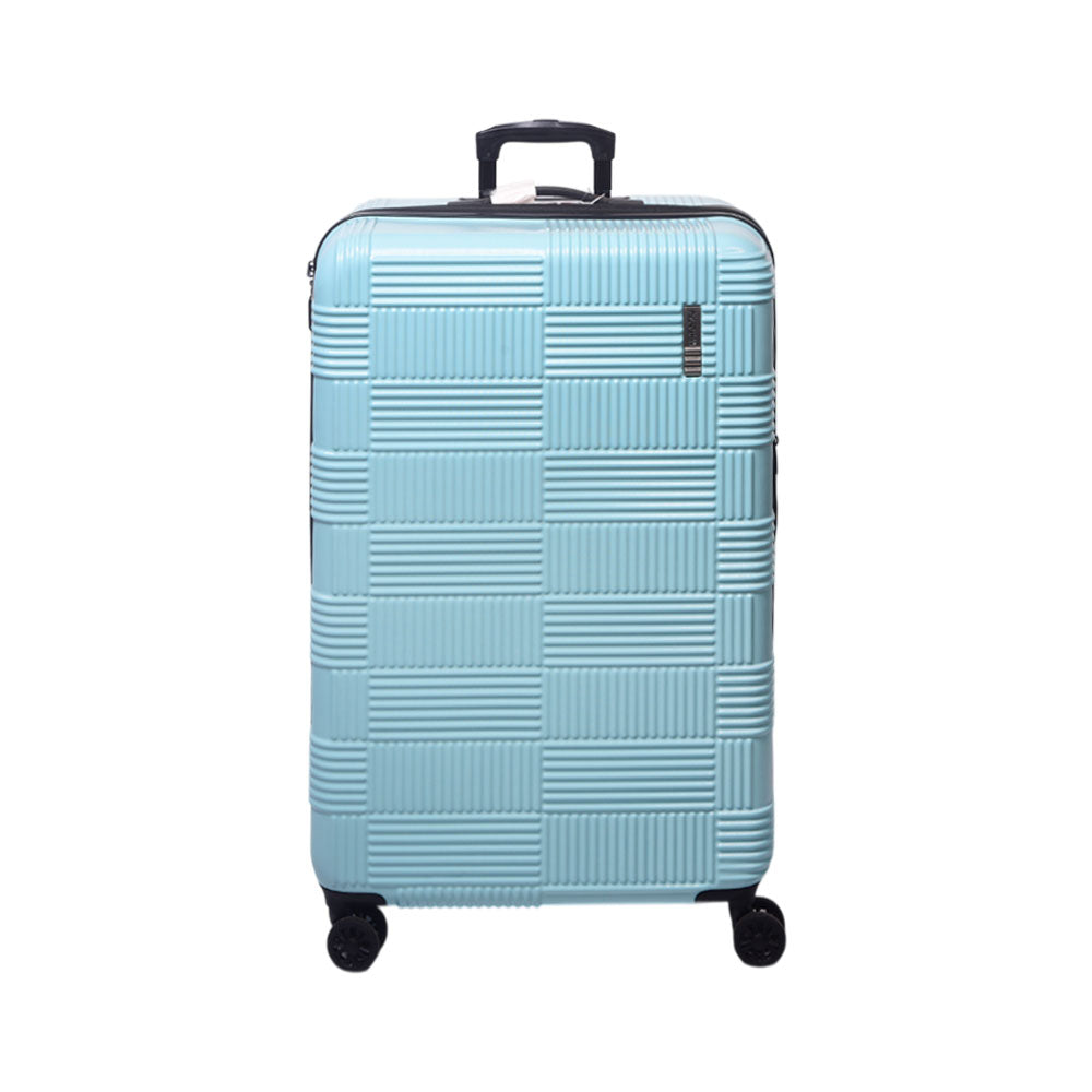 AMERICAN TOURISTER CHECKRED TROLLEY CASE 28INCH MINTGREEN