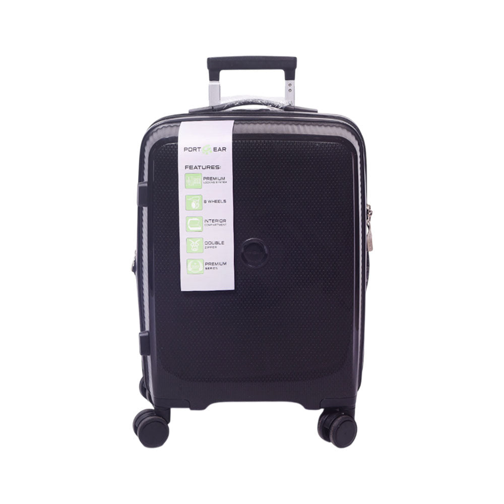 PORT GEAR TROLLEY CASE 20INCH BLACK BELMONTE 4