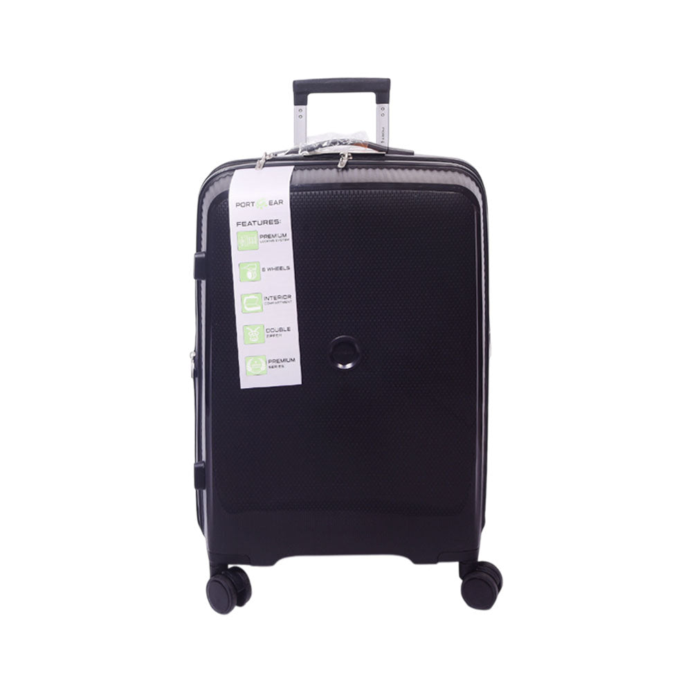 PORT GEAR TROLLEY CASE 24INCH BLACK BELMONTE 4