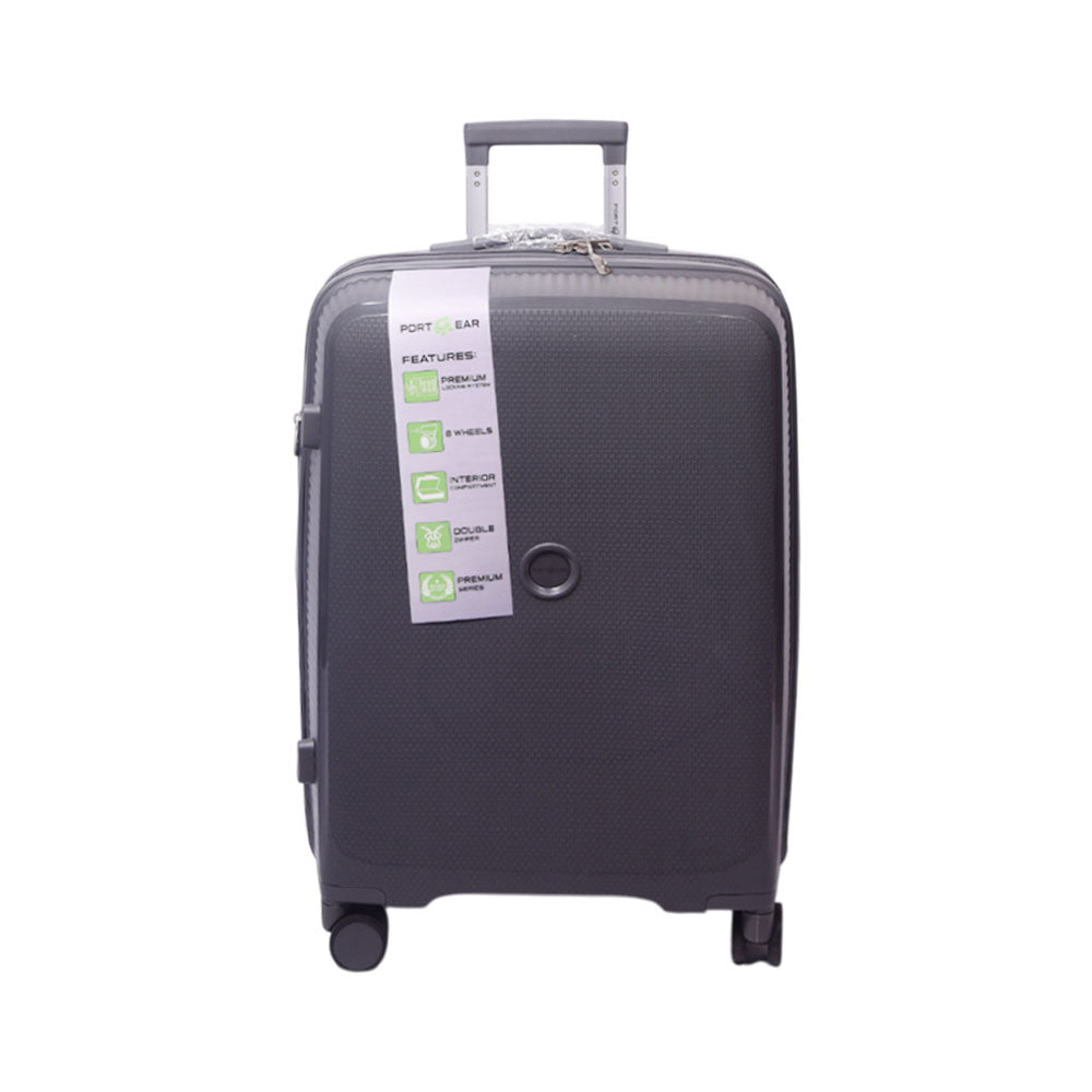PORT GEAR TROLLEY CASE 24INCH GREY BELMONTE 4