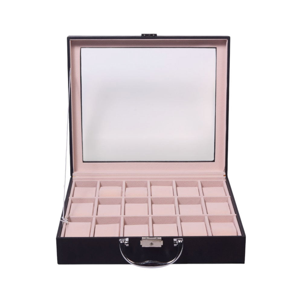 WATCH BOX CROCOLEATHER DISPLAY FOR 18PC 109112
