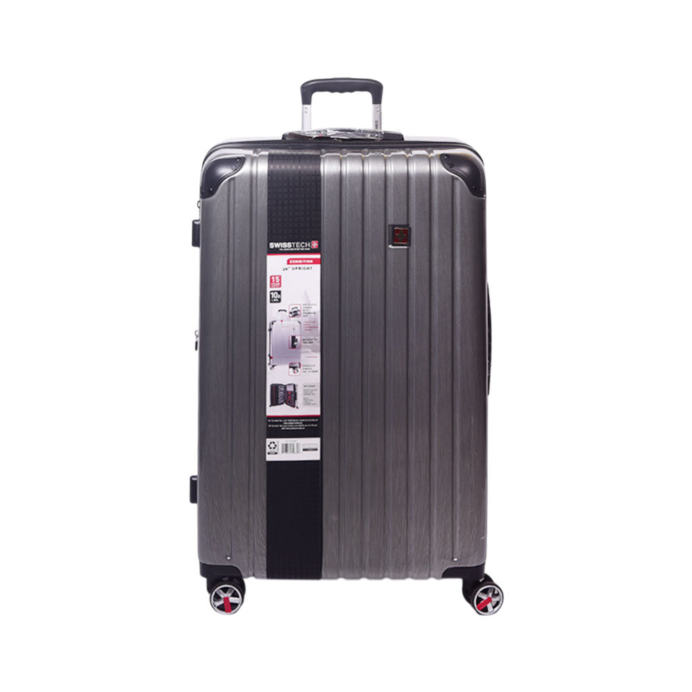 SWISS TECH TROLLEY CASE EXHIBITION SILVER 28 INCH