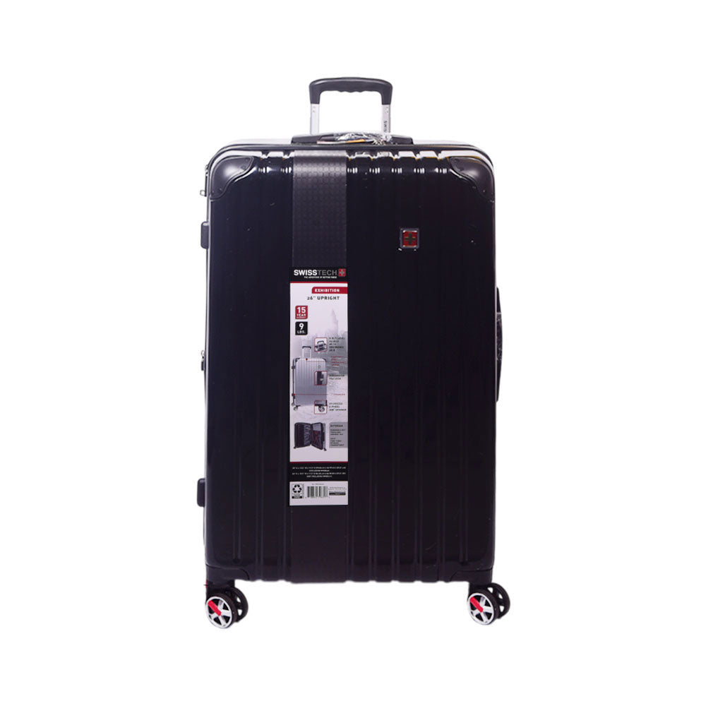 SWISS TECH TROLLEY CASE EXHIBITION BLACK 24 INCH