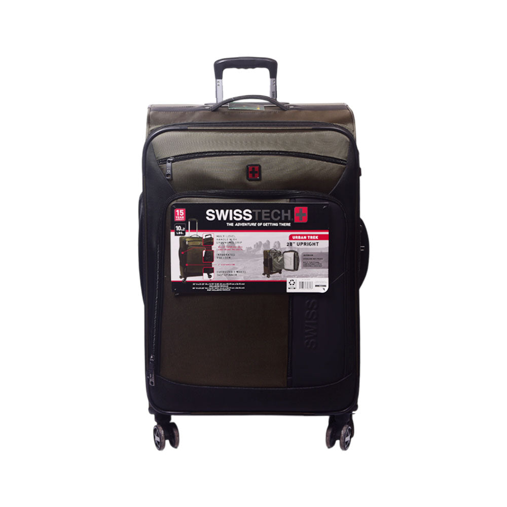 SWISS TECH TROLLEY CASE EXECUTIVE GREEN 28 INCH