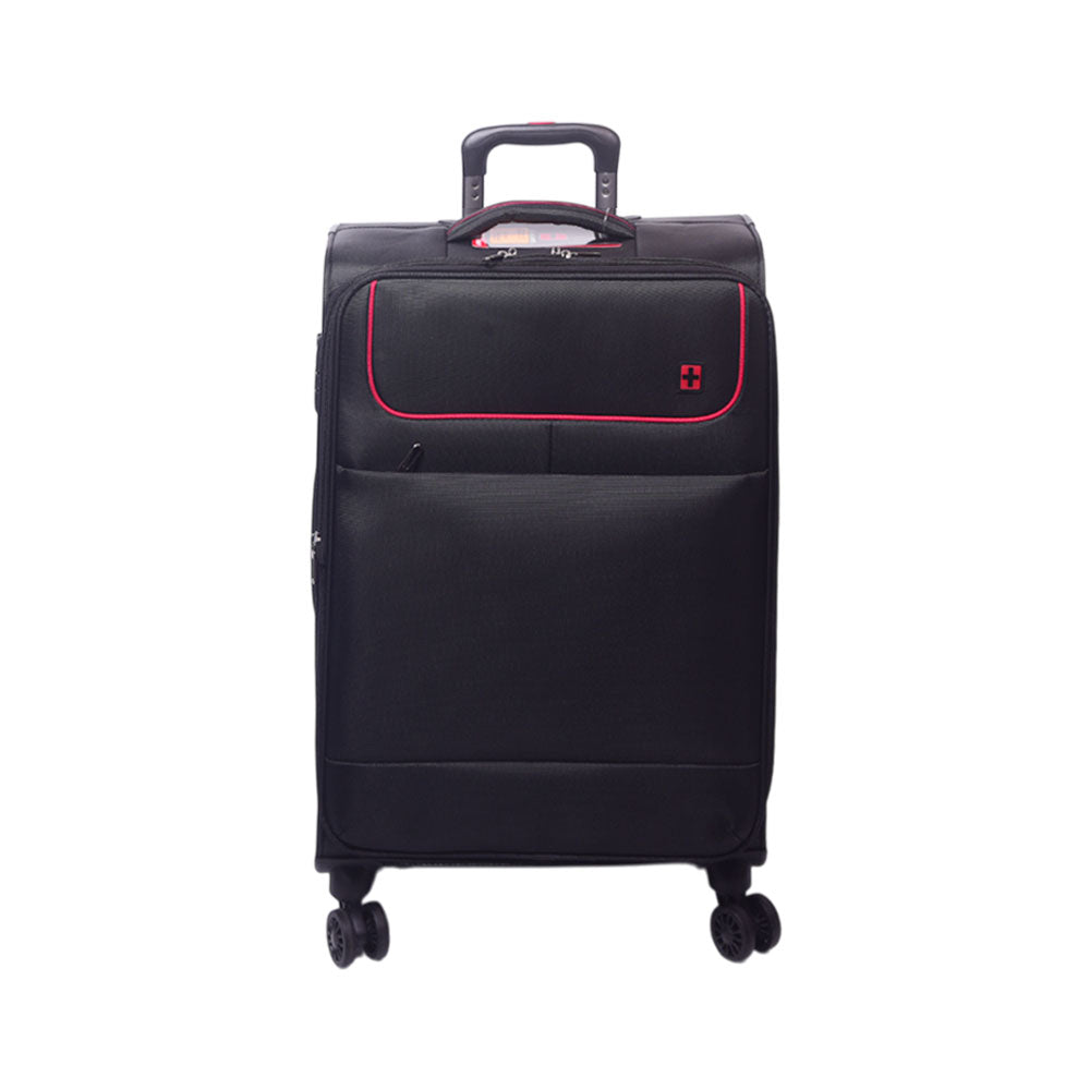 SWISS GAMA TROLLEY CASE BLACK 24 INCH