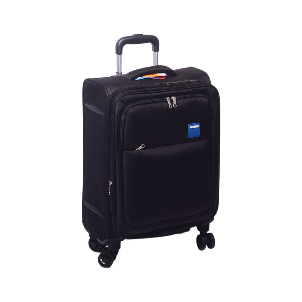 AMERICAN TOURISTER TROLLEY CASE SEVILLE BLACK 20 INCH