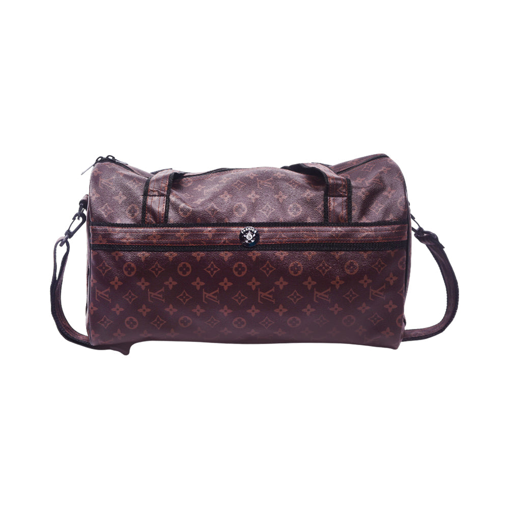 DUFFLE LEATHER SOFT BAG SMALL BLACK 6646