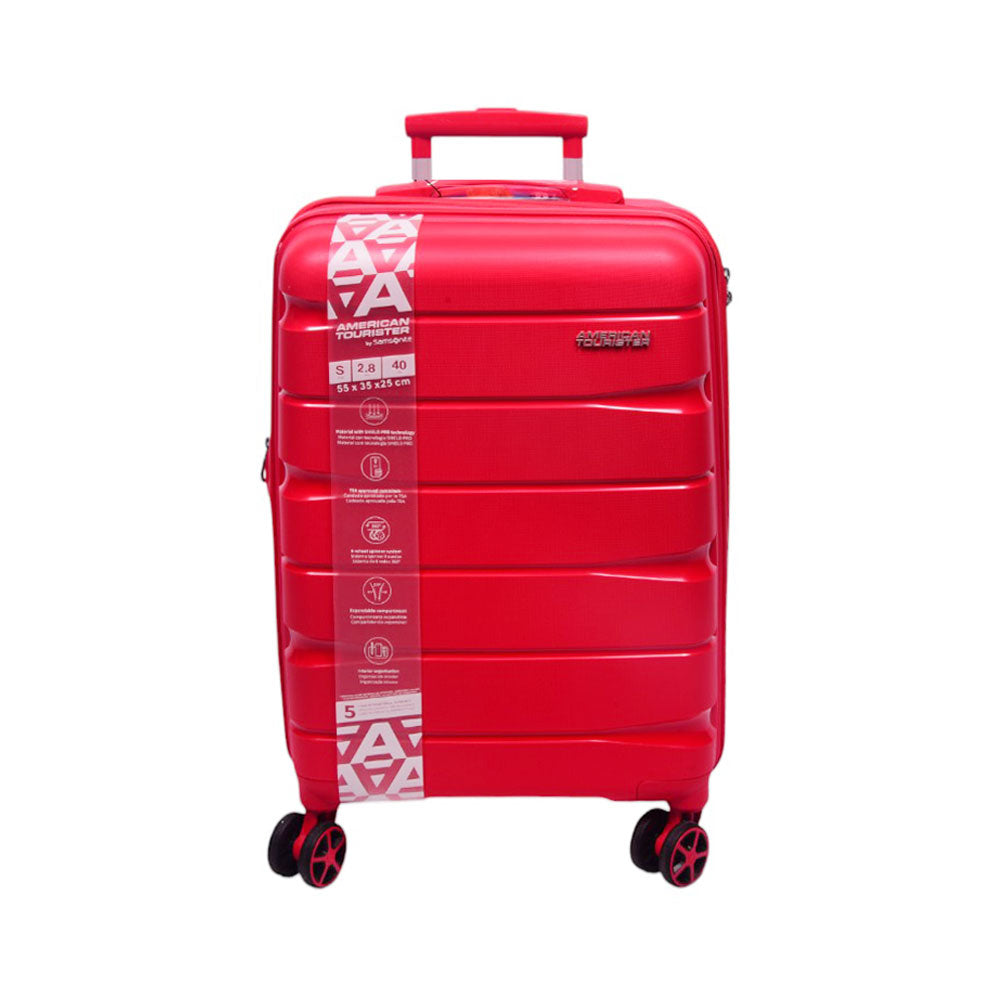 AMERICAN TOURISTER TROLLEY CASE ASPEN RED 20INCH
