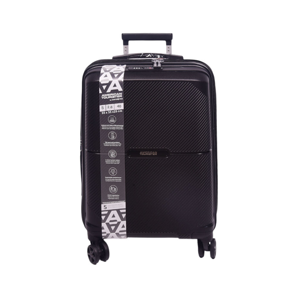 AMERICAN TOURISTER TROLLEY CASE KYOTO BLACK 20INCH