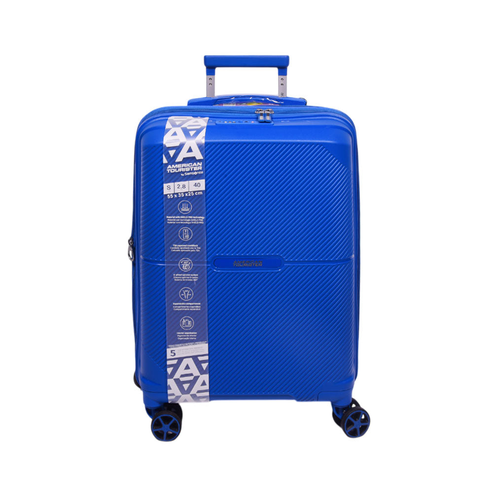 AMERICAN TOURISTER TROLLEY CASE KYOTO BLUE 20INCH