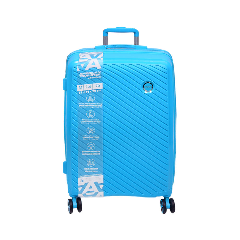 AMERICAN TOURISTER TROLLEY CASE ZANZIBAR BLUE 24INCH