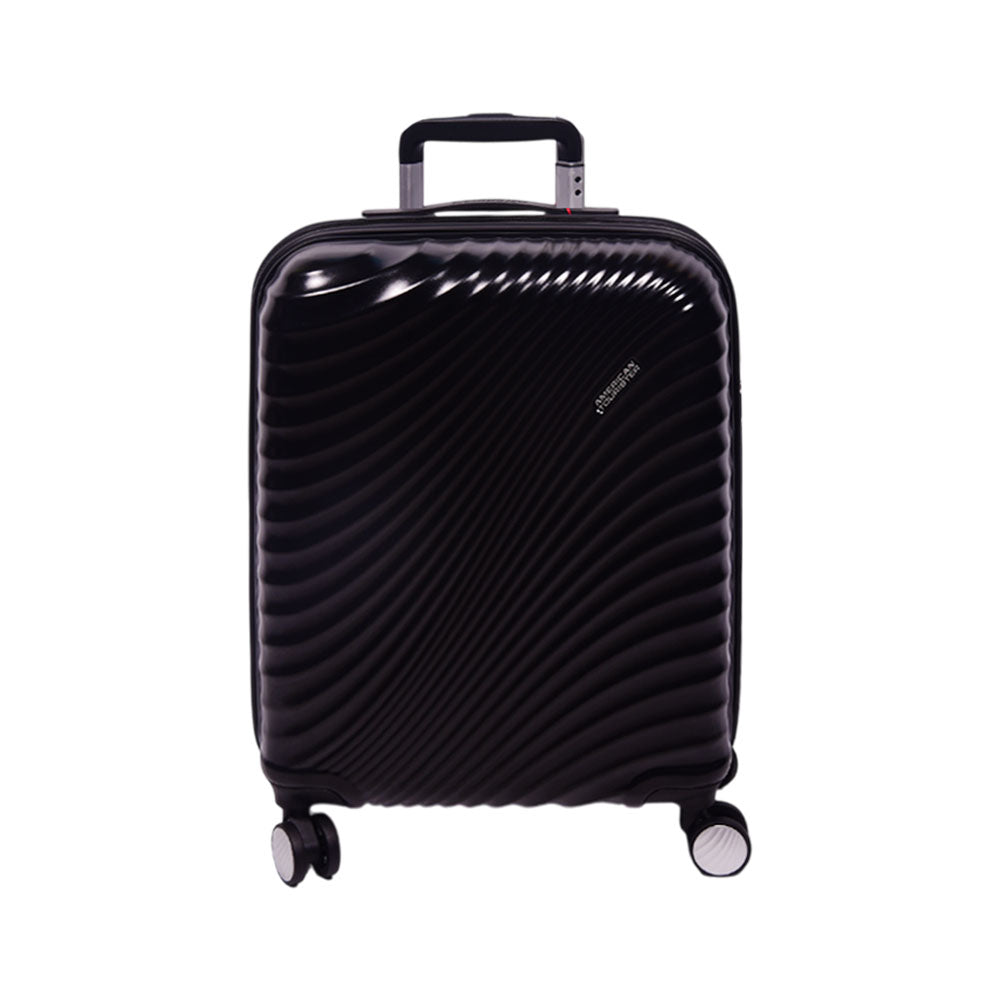AMERICAN TOURISTER TROLLEY CASE JETGLAM PLUS BLACK 20INCH