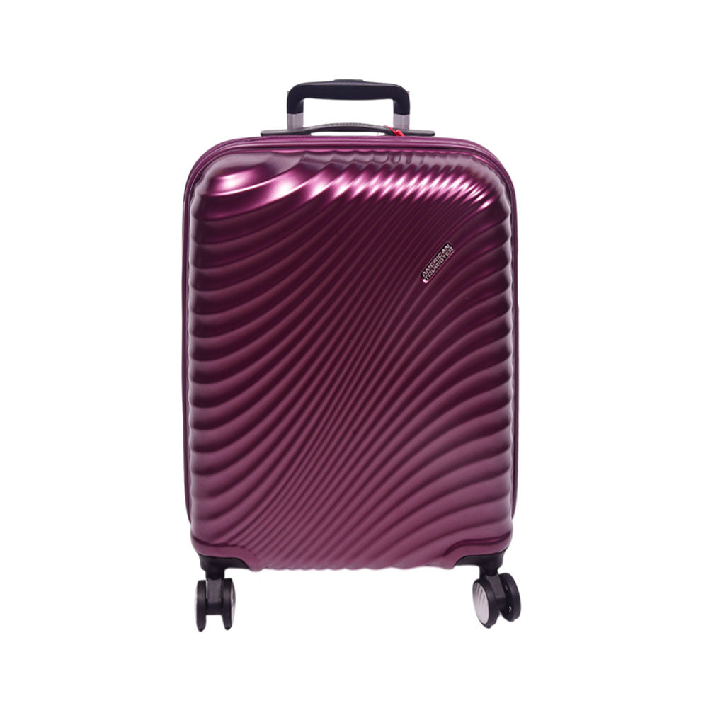AMERICAN TOURISTER TROLLEY CASE JETGLAM PLUS RED WINE 20INCH