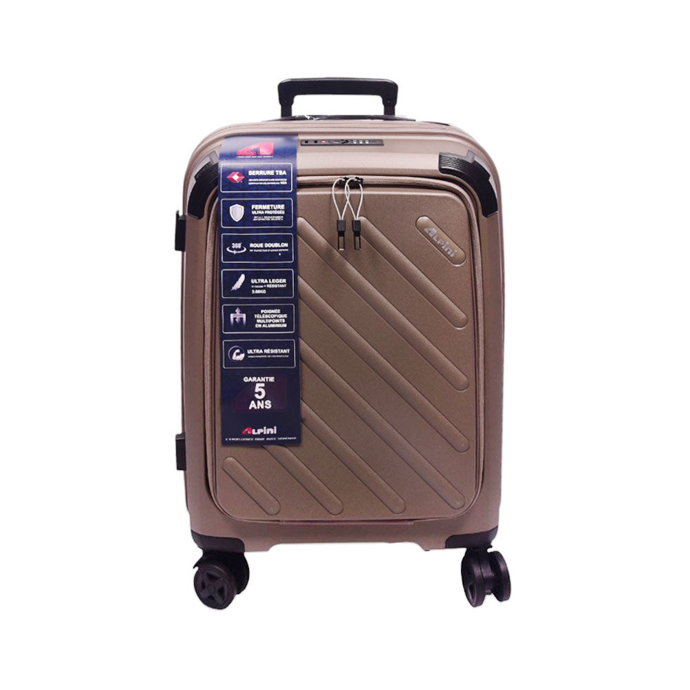 ALPINE TROLLEY CASE CHAMPANGE 20INCH