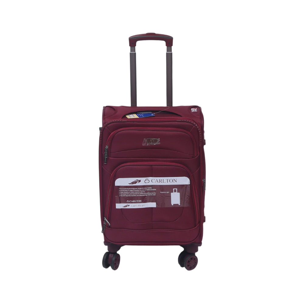 CARLTON TROLLEY CASE 20INCH BURGUNDY