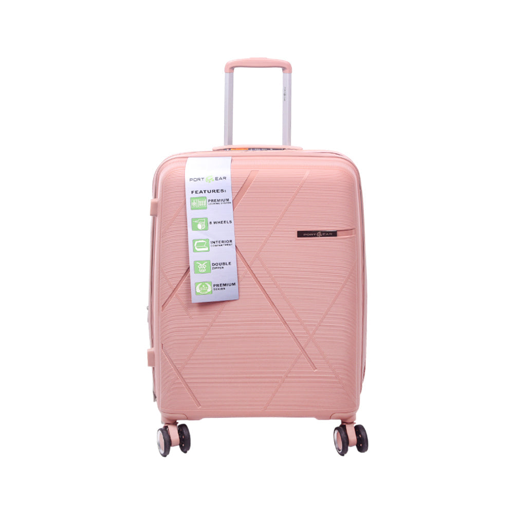 PORT GEAR TROLLEY CASE X LITE 24INCH ROSE GOLD