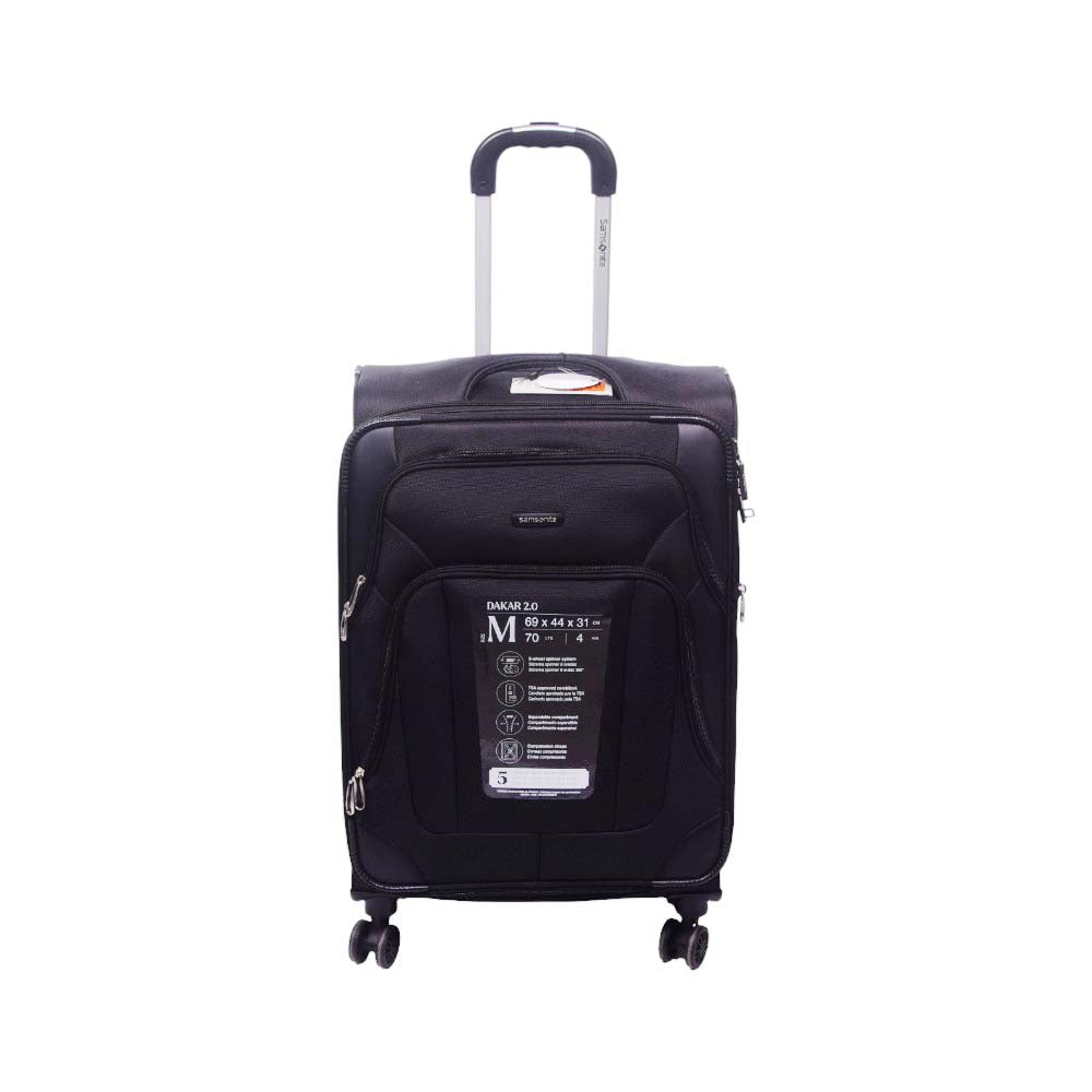 SAMSONITE TROLLEY CASE DAKAR 2.0 24INCH BLACK