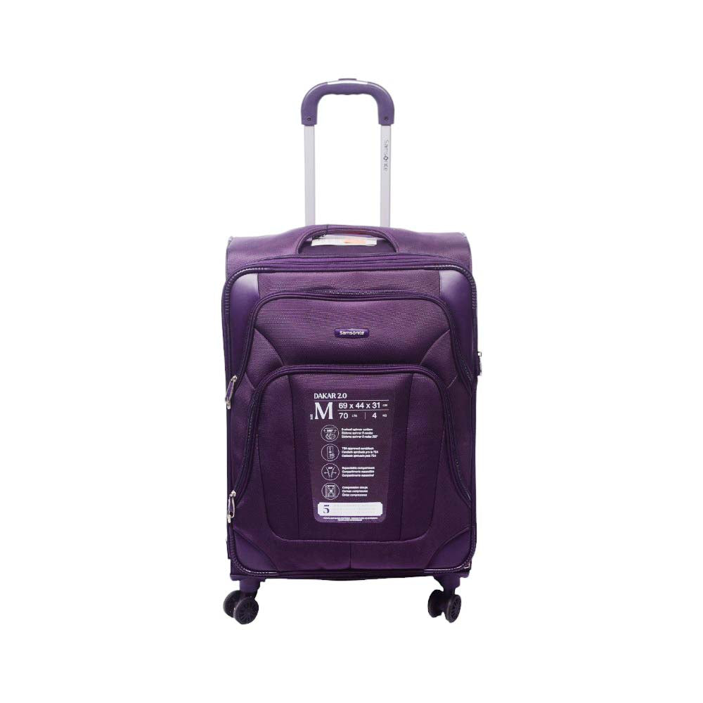 SAMSONITE TROLLEY CASE DAKAR 2.0 24INCH PURPLE