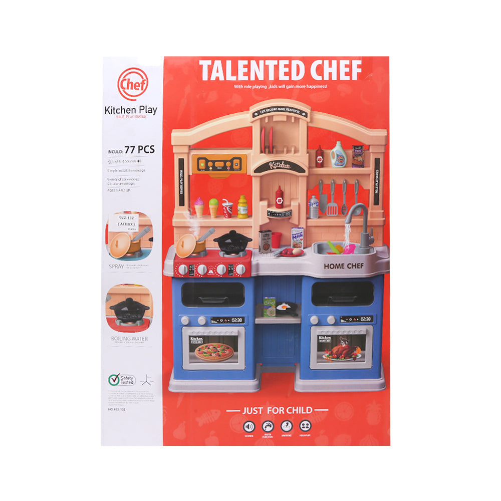 922-132 TALENTED CHEF KITCHEN SET 77PC