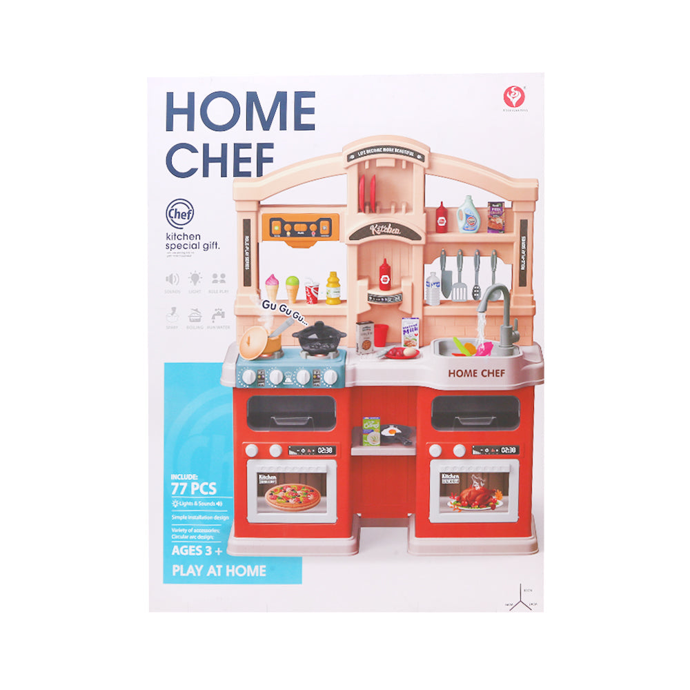 922-160 MUSICAL HOME CHEF KITCHEN 77PC