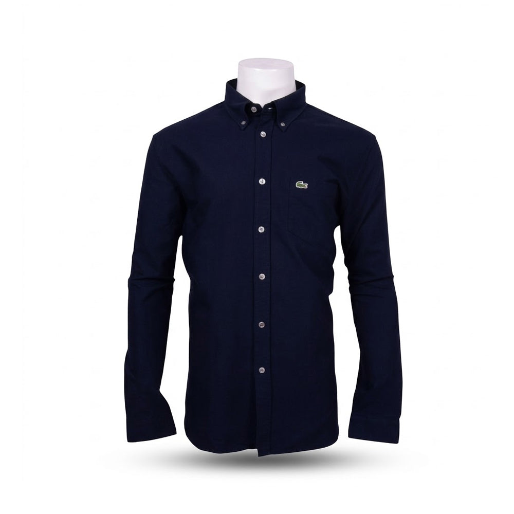 LAC MEN L/S BUTTON DOWN SHIRT 1911F2W NVY L (IR)
