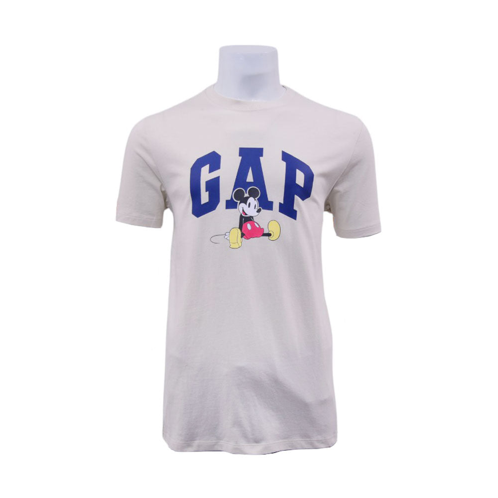 GAP MEN S/S R.NECK SHIRT 626446-041 O-WHT L (IRS)