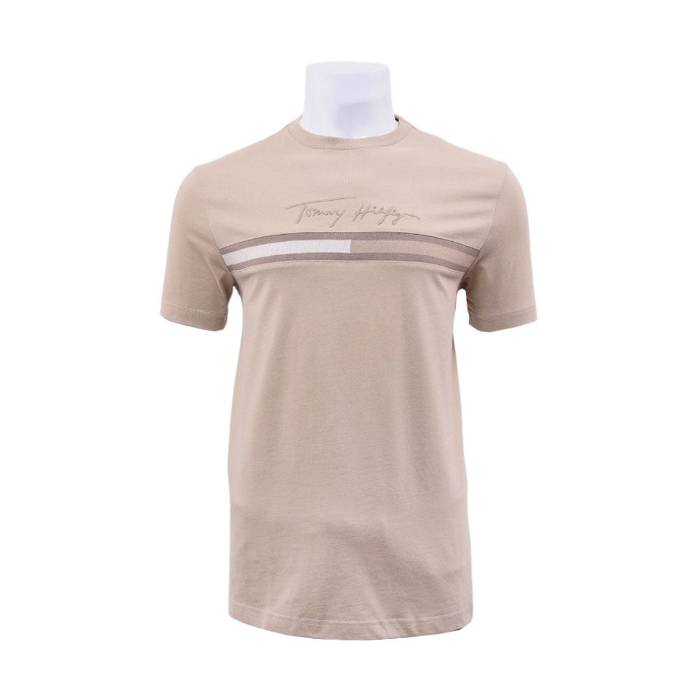 TH MEN S/S R.NECK SHIRT 78JB688-200 SKN L (IRS)