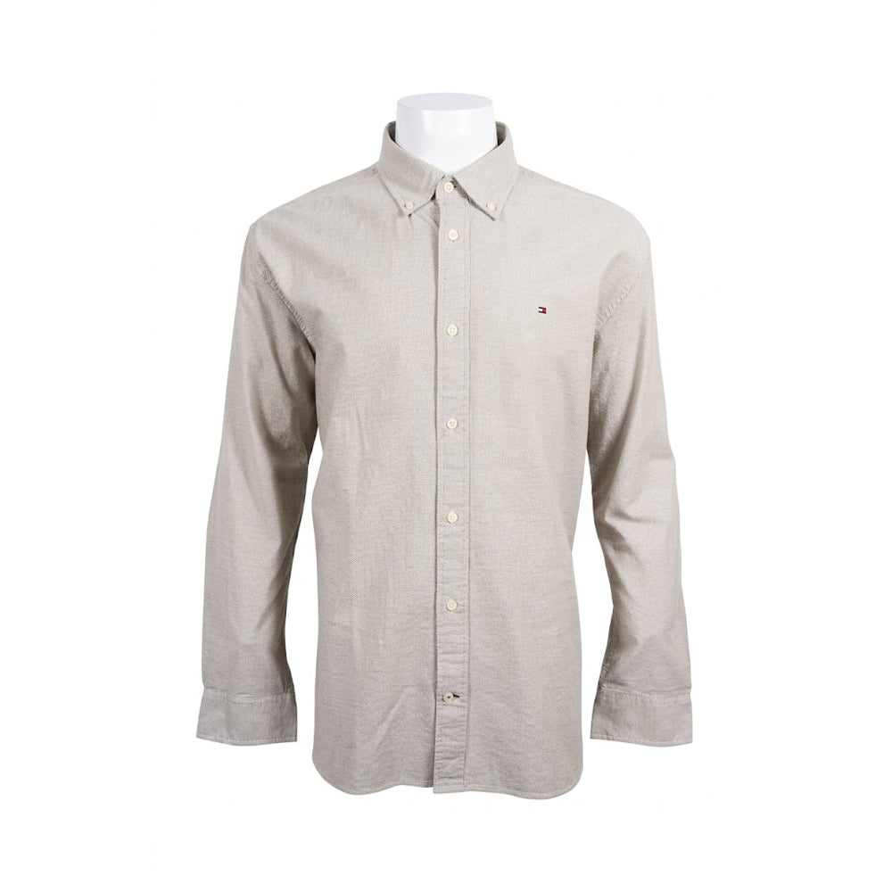 TH MEN L/S BUTTON DOWN SHIRT 78J8433-310 GRN XL (IRS)