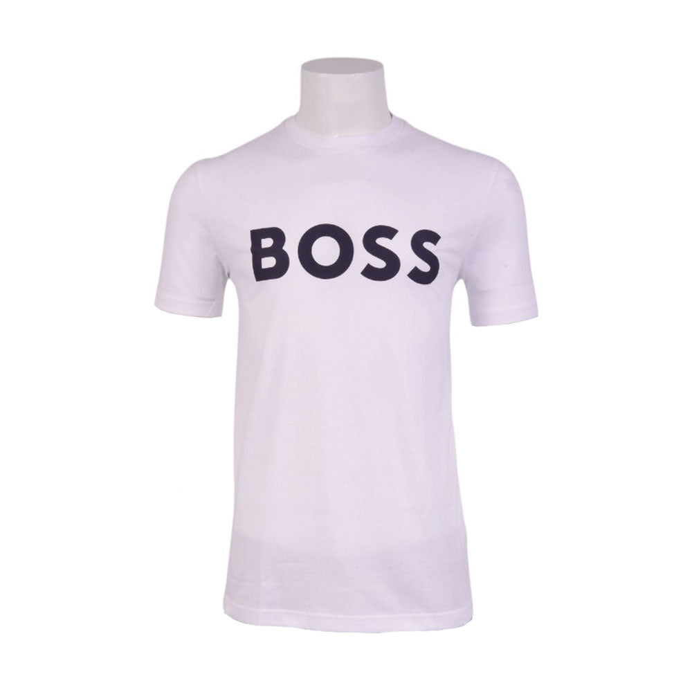 HB MEN S/S R.NECK SHIRT 50481923-100 WHT L (IRS)