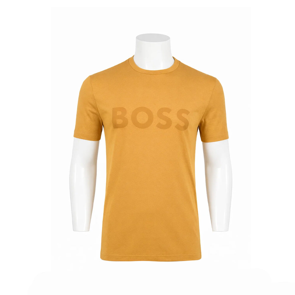 HB MEN S/S R.NECK SHIRT 50481923-261 OLV M (IRS)
