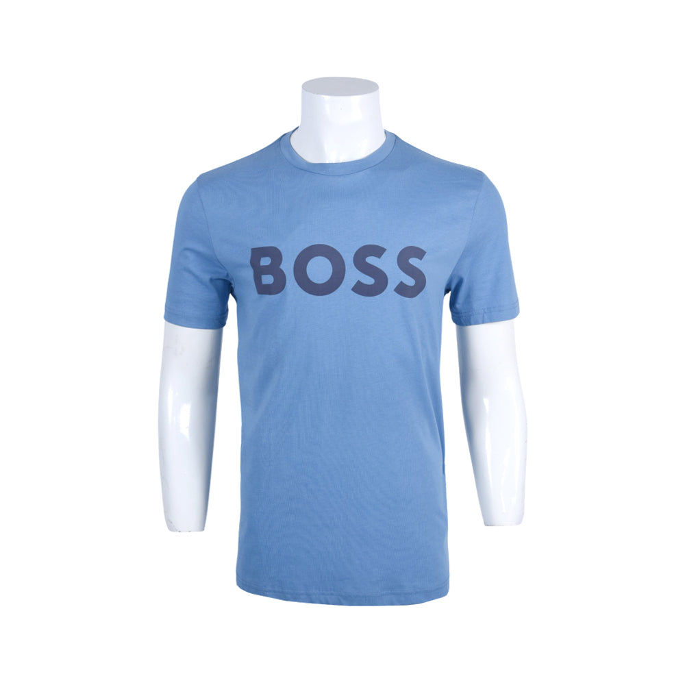 HB MEN S/S R.NECK SHIRT 50481923-459 BLU M (IRS)