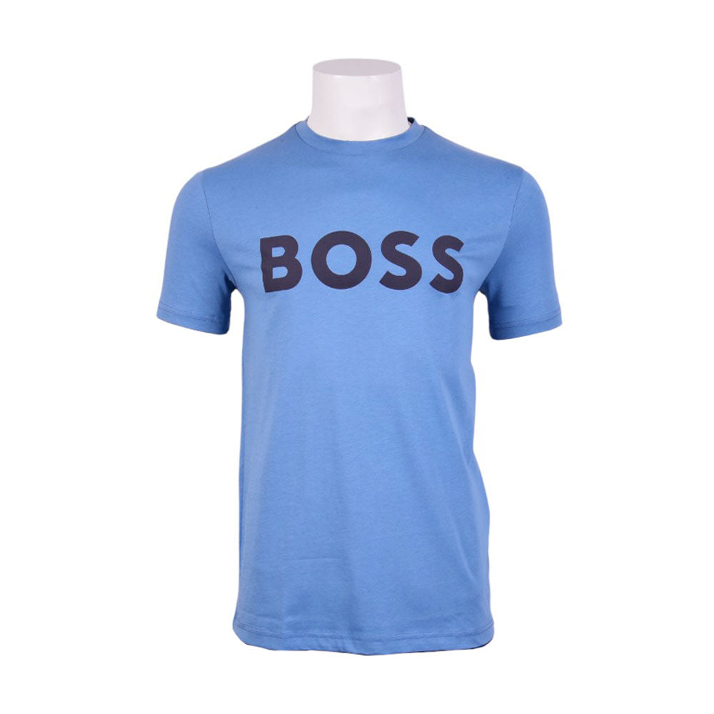 HB MEN S/S R.NECK SHIRT 50481923-459 BLU L (IRS)