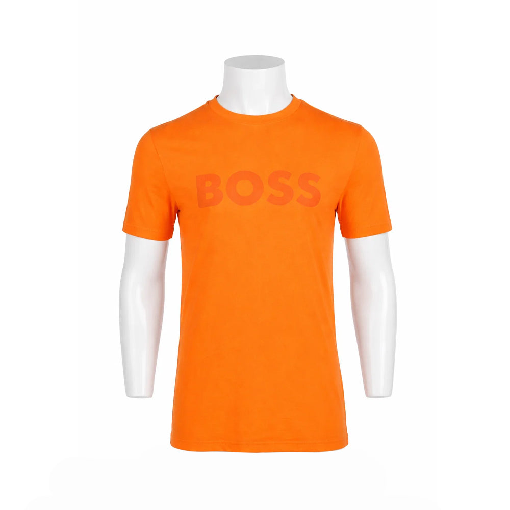 HB MEN S/S R.NECK SHIRT 50481923-890 ORNG M (IRS)