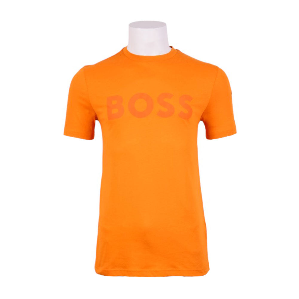 HB MEN S/S R.NECK SHIRT 50481923-890 ORNG L (IRS)