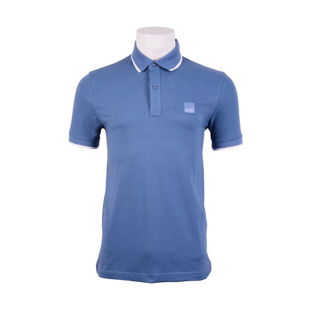 HB MEN S/S POLO SHIRT 50507699-459 BLU S (IRS)
