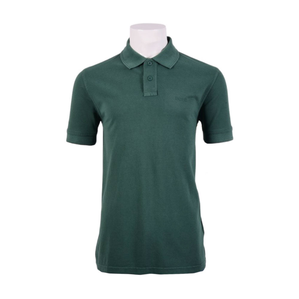 HB MEN S/S POLO SHIRT 50507813-343 GRN L (IRS)