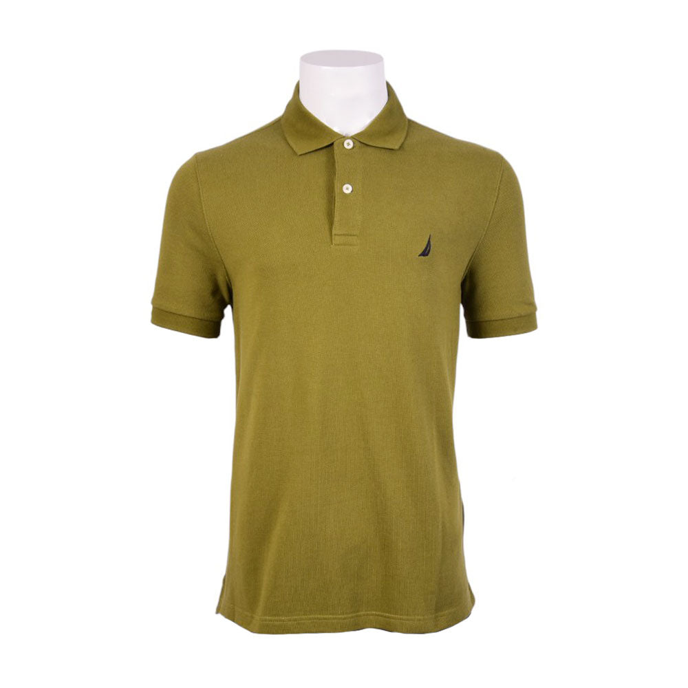 NAUTICA MEN S/S POLO SHIRT KR8100 OLV L (IRS)