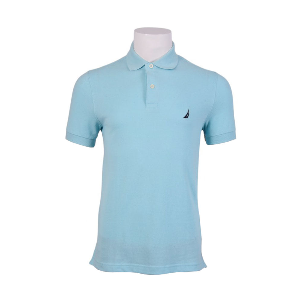 NAUTICA MEN S/S POLO SHIRT KR7211 AQUA L (IRS)