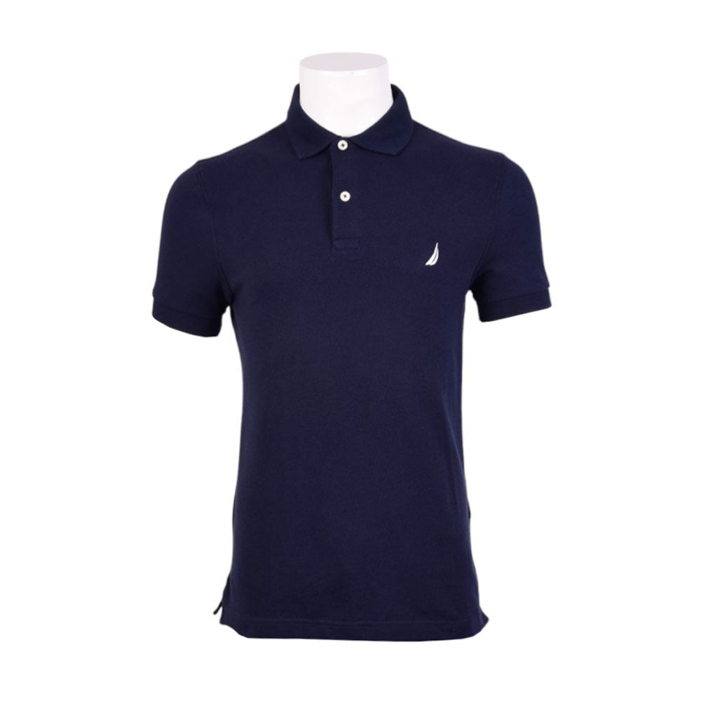 NAUTICA MEN S/S POLO SHIRT KR7211 NVY L (IRS)