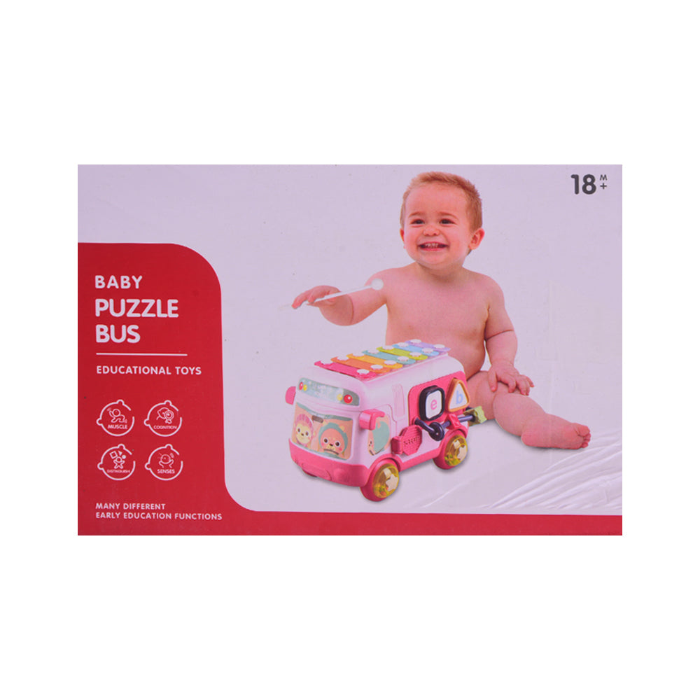 YL1022-24 BABY PUZZLE SHAPES BUSS A.I